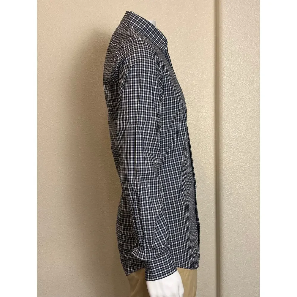 Gucci Authentic 2015 Frida Giannini Plaid Long Sleeves Button-Up Shirt 15/38